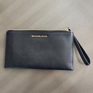 Black Michael Kors Wristlet